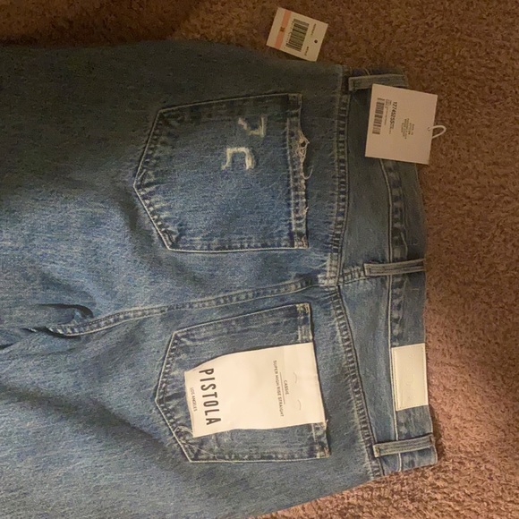 Pistola Cassie Super High Rise Straight Jeans 28 Elixir Revolve denim - Picture 6 of 6